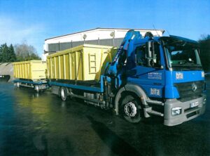 LKW heute mit Abrollcontainern
