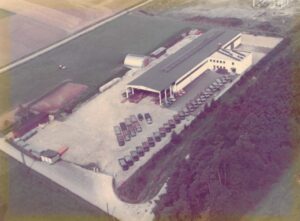 Das Firmengelände damals