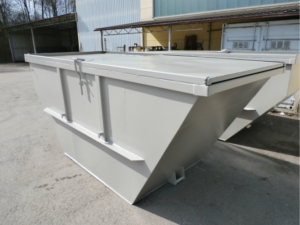 Absetzmulde mit Schiebedeckel