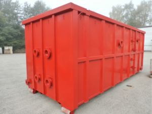 Spezialcontainer f Flüssigkeiten mit Flanschanschlüssen